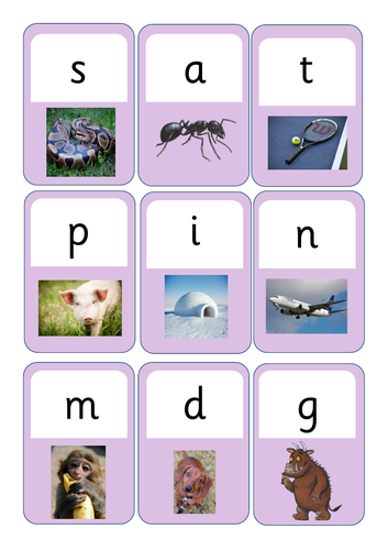 Phonics flashcards Phase 2-5