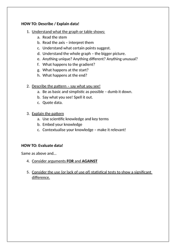 INTRODUCTION TO A LEVEL SCIENCE