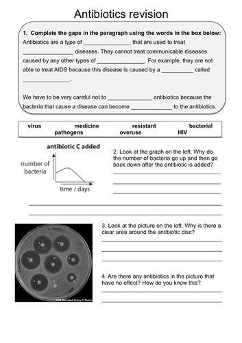 Edexcel Biology revision worksheets (T5 - Health and disease)