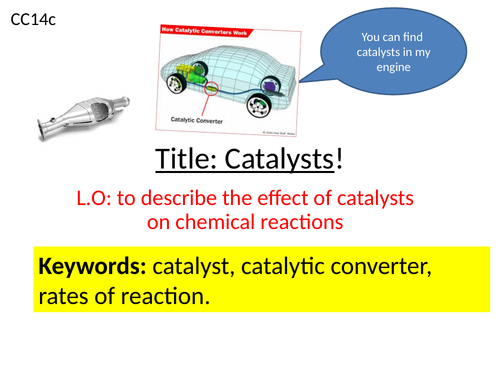 Edexcel CC14c Catalysts lesson Theory only Gd 1-4