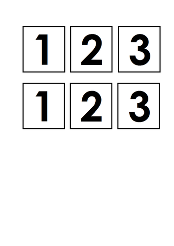 Sequencing 1, 2, 3 - Autism/ASC/SEN/Maths/Number/Sequencing