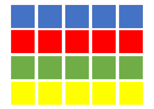 Coloured shapes for shape or colour sorting - ASC/SEN/Maths/Shape