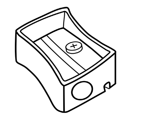 A pencil case coloring pages 