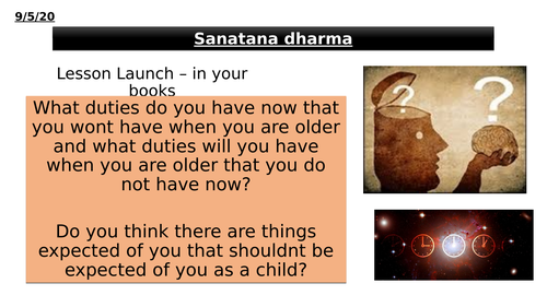 AQA RE (9-1) Hinduism Beliefs - Santana Dharma