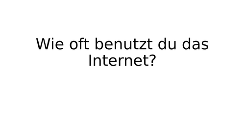 German GCSE oral/speaking exam questions roulette