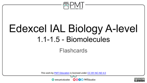 Edexcel IAL Biology Flashcards