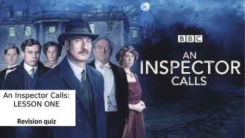 Bundle of 5 An Inspector Calls revision lessons. AQA specification. Lit Paper 2.