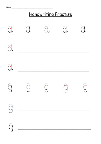 handwriting-practice-sheet-d-and-g-curly-caterpillar-letters-teaching-resources