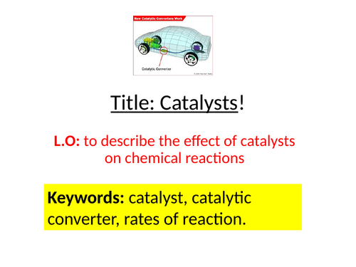Edexcel catalysts Gd 1-4