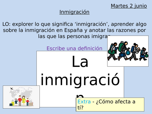 A Level Inmigración