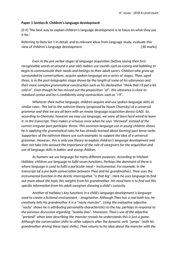 Importance of language development in early childhood pdf picture