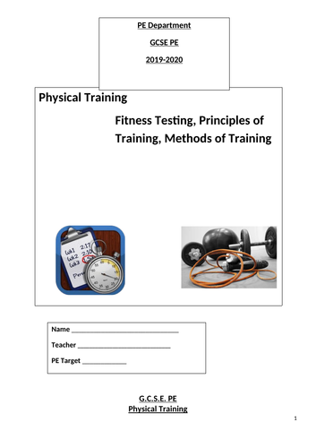 aqa-gcse-pe-work-booklet-and-teaching-powerpoint-for-fitness-testing