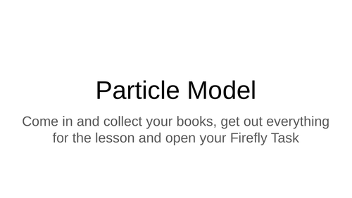 Particle Model KS3