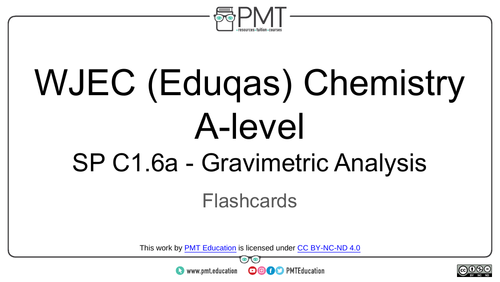 WJEC Eduqas A-level Chemistry Practical Flashcards