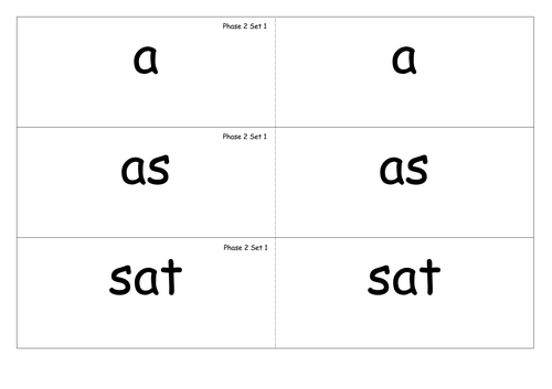 Phonics Real & Made Up Words (Decodable Phase 2, satp)