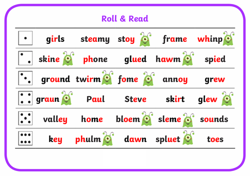 Phase 5 Roll & Read (mixed)