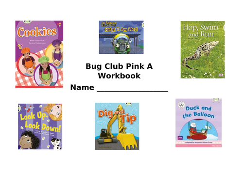 Bug Club Pink A Workbook
