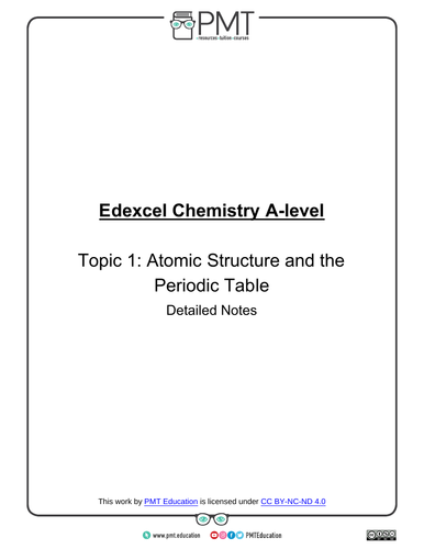 Edexcel A-level Chemistry Detailed Notes