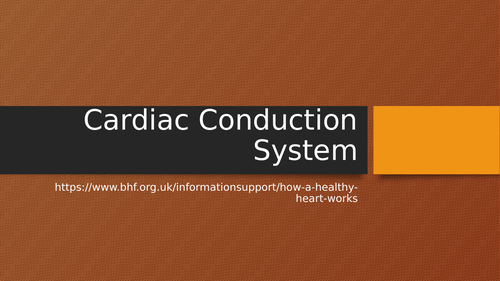 AQA A level PE - cardiac conduction system (anatomy & Physiology)