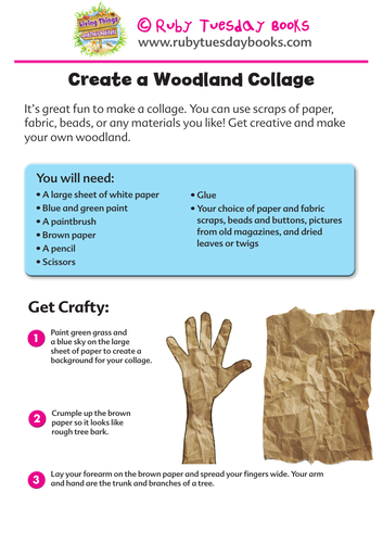 Create a Woodland Collage