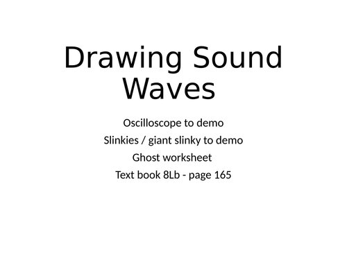 Drawing sound waves | Teaching Resources