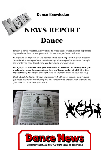 Dance News Report, non doers activity, dance theory