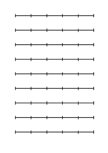 Blank number lines | Teaching Resources