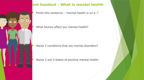 Unit 20 - Understanding Mental Health - Learning Aim A -  2016 Specification