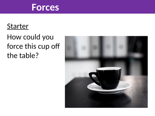 Forces Lesson KS3