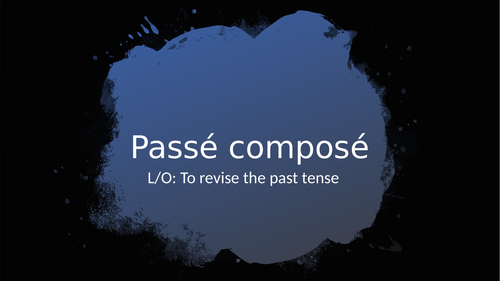 Grammar: Past tense- intro