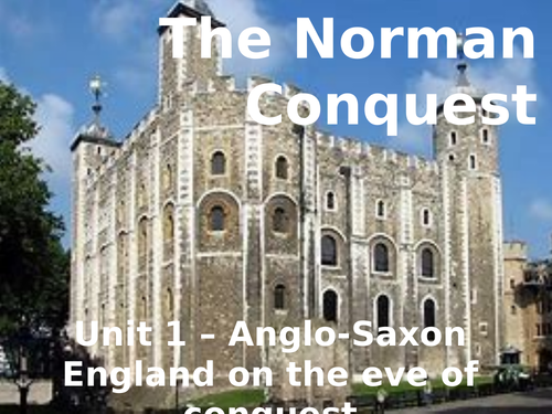 OCR Norman Conquest unit 1 - Revision/Catch up booklet