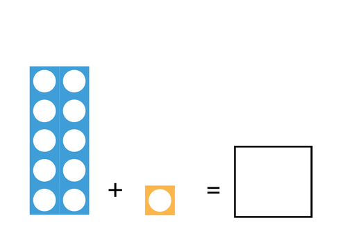 Numicon ten add ones 11-20