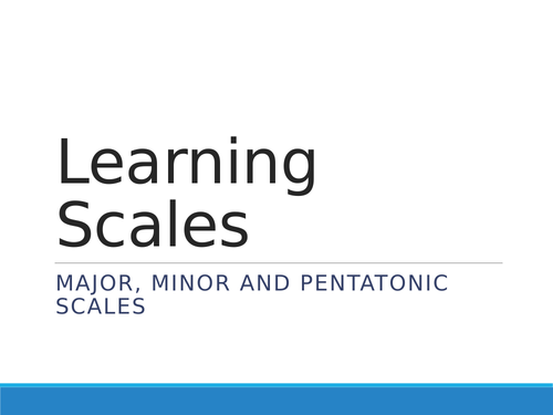 Composing using SCALES - Fun music lesson for secondary music classes