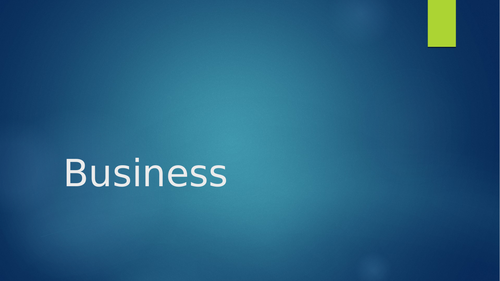 Business Ownership & Business Formats – GCSE & BTEC Business Lesson (PowerPoint + Activity)