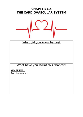 OCR GCSE PE- The CV System