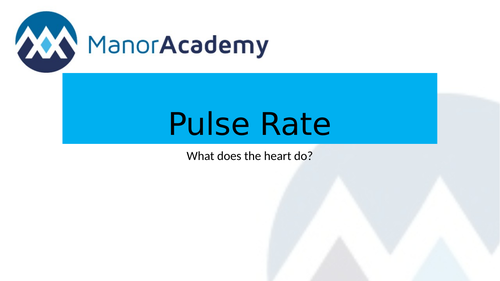 BTEC Tech Award Health & Social Care Pulse Rate