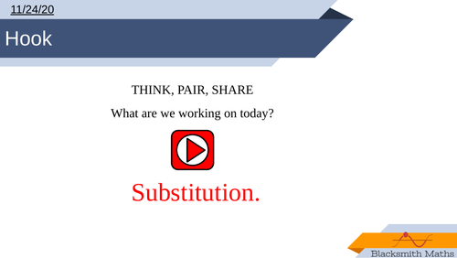 Substitution - lesson bundle