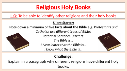 Holy Books - Torah and Quran