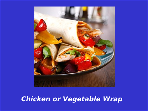Chicken wraps