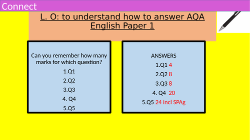 GCSE AQA LANGUAGE PAPER 1-STUDENT GUIDE