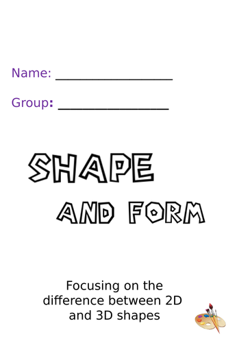 Shape and Form Activity Booklet