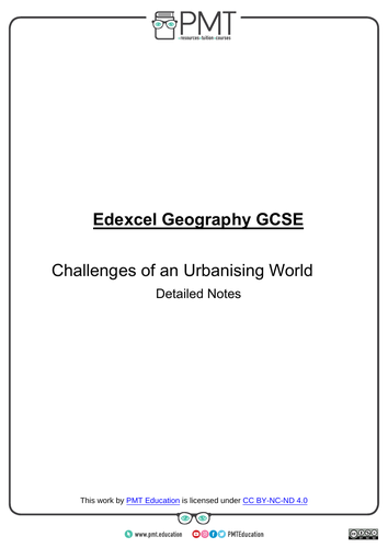 Edexcel GCSE Geography Detailed Notes