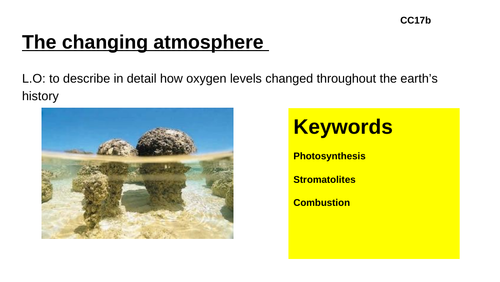 Edexcel CC17b The changing atmosphere - Higher ver