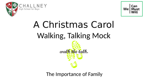 A Christmas Carol Walking Talking Mock Family