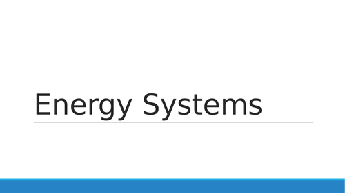 OCR Cambridge Tech Unit 1 - LO5 Energy Systems | Teaching Resources