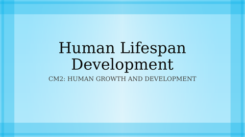 CM2 Health and Social Care