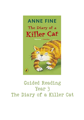 Diary of a Killer Cat Guided Reading Pack