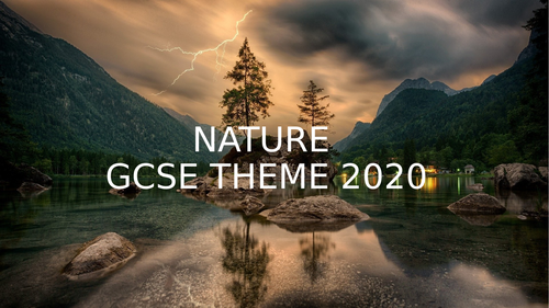 GCSE Nature Starting theme