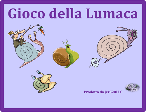 Halloween in Italian Lumaca Snail Game