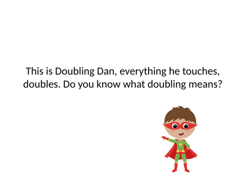 Doubling Dan interactive powerpoint